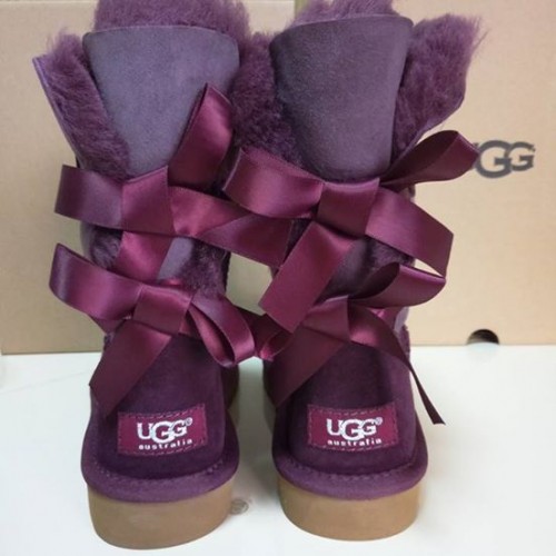 UGG Bailey Bow Purple